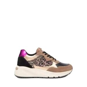 Nero Giardini Women’s Suede, Leather and Technical Fabric Sneakers